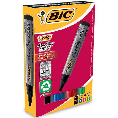 Bic Marking 2300 Permanent Marker Set 