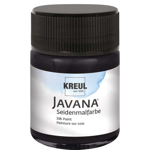 Peinture sur soie noir opaque Javana 