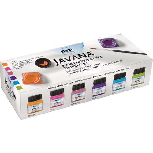 JAVANA® zijdeverf, set trenfkleuren 