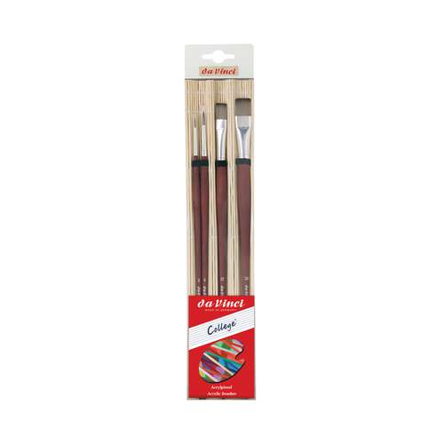 Set de pinceaux acryliques série 5305 da Vinci College 