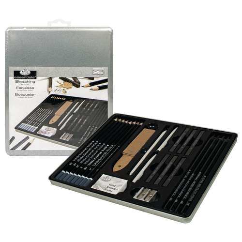 Royal & Langnickel® | essentials™ STANDARD ART SET Sketching — 24-blik 