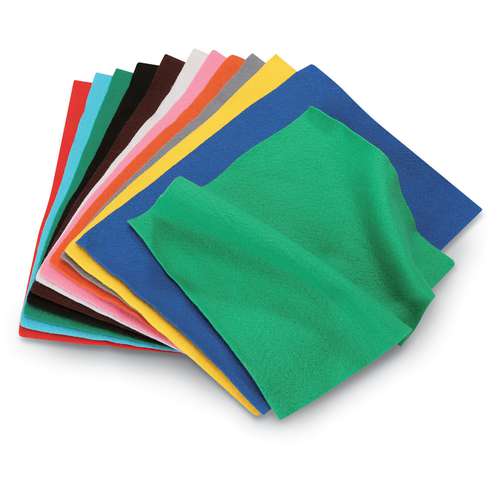 Pochette de 12 feuilles feutrine O'Color 