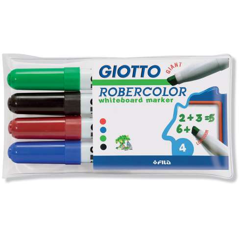 GIOTTO Robercolor whiteboard marker set, wigvorm 