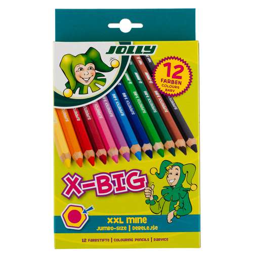 JOLLY X-BIG kleurpotloden, extra dik 