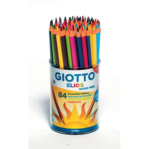GIOTTO Elios Wood-free kleurpotlood,  84-delige set 