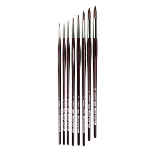 Pinceau série 7795 pointe ronde da Vinci Grigio synthetics 