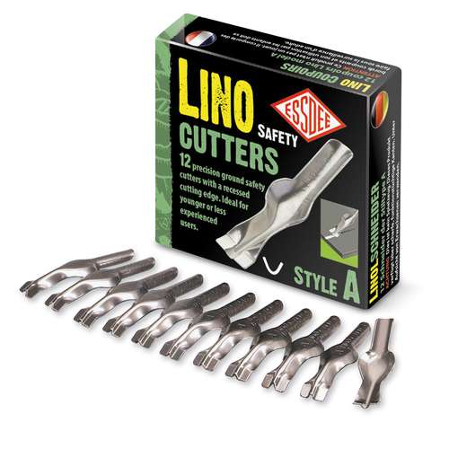 Linosnede Safety cutters, 12-delige box 