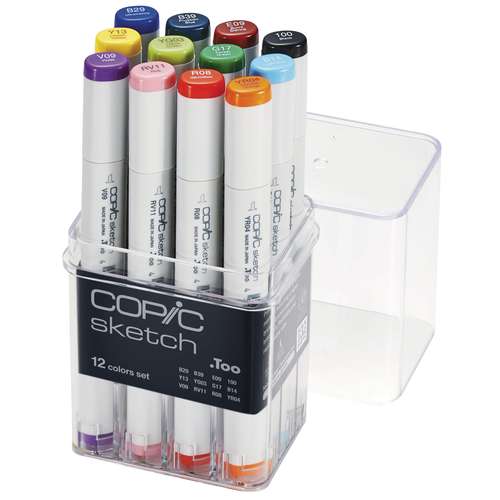 COPIC® | sketch marker — 12-case Basic 