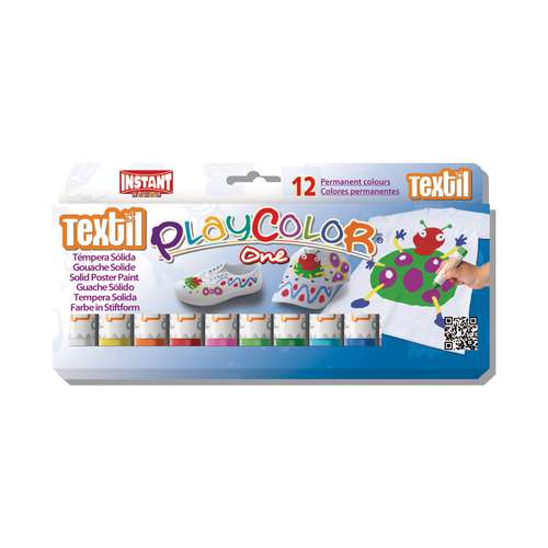 PLAYCOLOR® | Textil One Solid Poster Paint — set of 12 