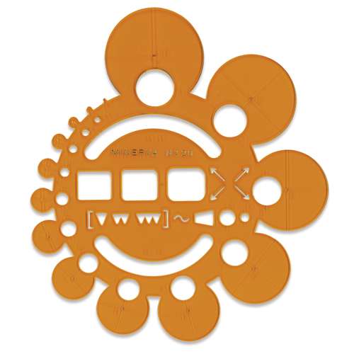 MINERVA | Sjabloon SP n° 20 — geometrische vormen ○ klein 