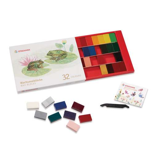 STOCKMAR Waskrijt blokjes Set van 32 