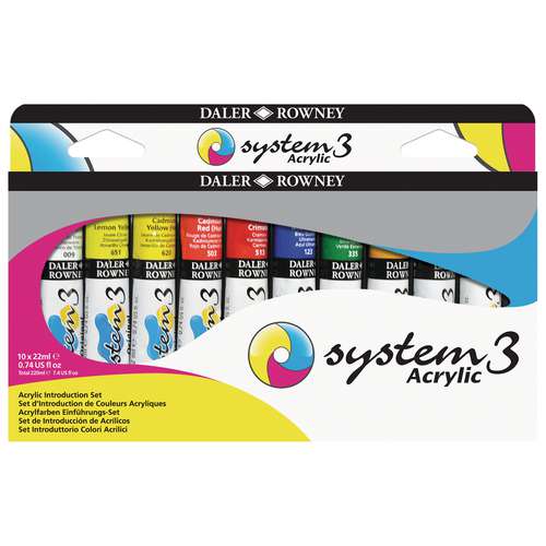DALER-ROWNEY | System3 acrylverf—10-set Introduction 