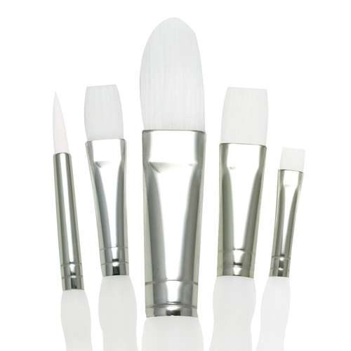Royal & Langnickel® | SOFT-GRIP™ penselen ○ 5-set SG305 — synthetisch haar 
