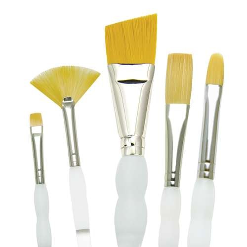 Royal & Langnickel® | SOFT-GRIP™ penselen ○ 5-set SG314 — synthetisch haar 