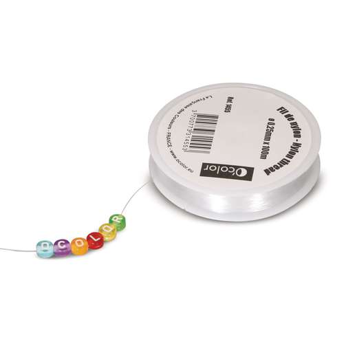 O'color | Nylondraad ○ transparant — 100 meter 