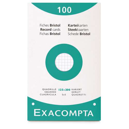 EXACOMPTA indexkaarten 