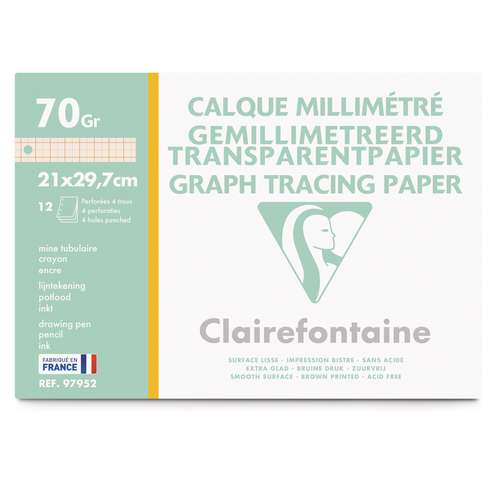 Clairefontaine | Millimeterpapier — transparant 