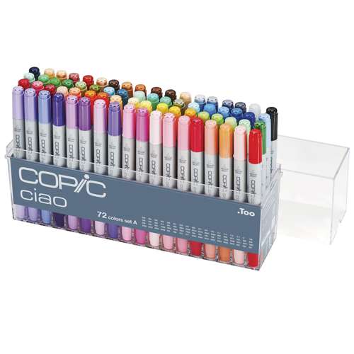 Coffret de 72 marqueurs Copic Ciao 