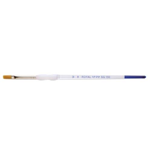 Pinceaux Soft-Grip pointe plate Royal Langnickel, série SG150 