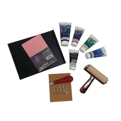 Speedball® | WATER-SOLUBLE BLOCK PRINTING — 14-set Deluxe 