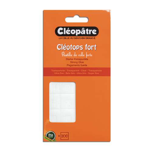 Pastille de colle permanente Cléotops Cléopâtre 