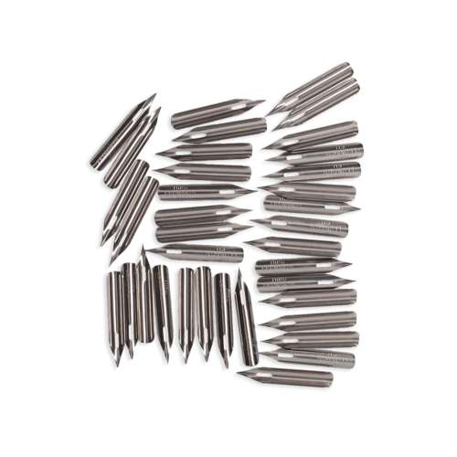 Lot de 36 plumes à dessin Hiro Leonardt 6H 