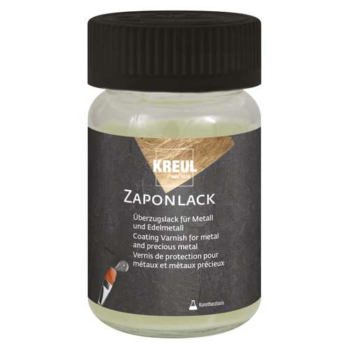 Vernis protecteur Zapon pour métaux et métaux précieux Kreul   