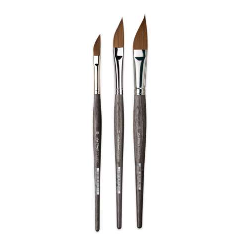 Pinceaux Colineo, imitation martre Kolinsky, pointe sabre, série 5527 Da Vinci 