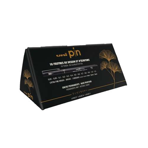 Uni | Uni-ball PIN PEN fineliner — 18-set Full Black 