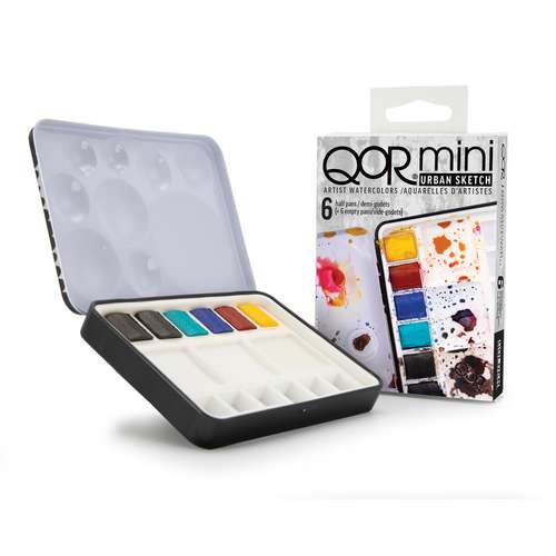 Set d’aquarelles QoR mini Urban Sketch Golden 
