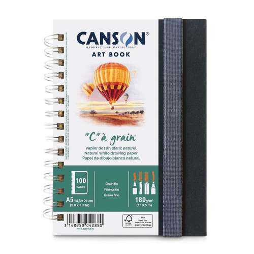 CANSON® | "C" à grain® ART BOOK — spiraal 