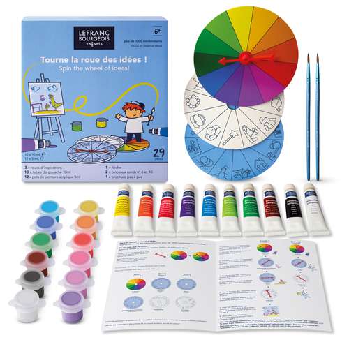 LEFRANC & BOURGEOIS | Spin the wheel of ideas! — 29-set voor kinderen 