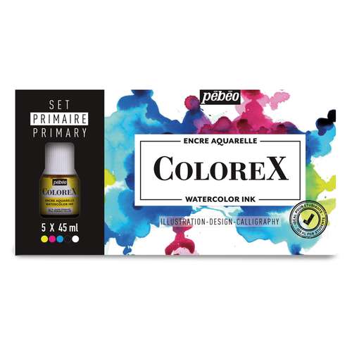 pébéo | ColoreX aquarelinkt — 5-set Primary 