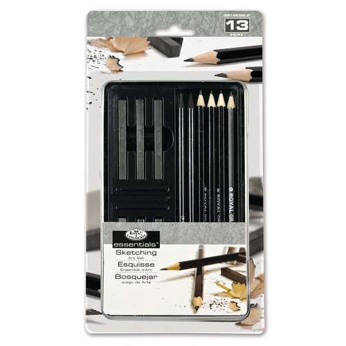Royal & Langnickel® | essentials™ SMALL ART SET Sketching — 12-blik 