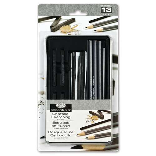 Royal & Langnickel Small Tin - Charcoal Drawing Set 