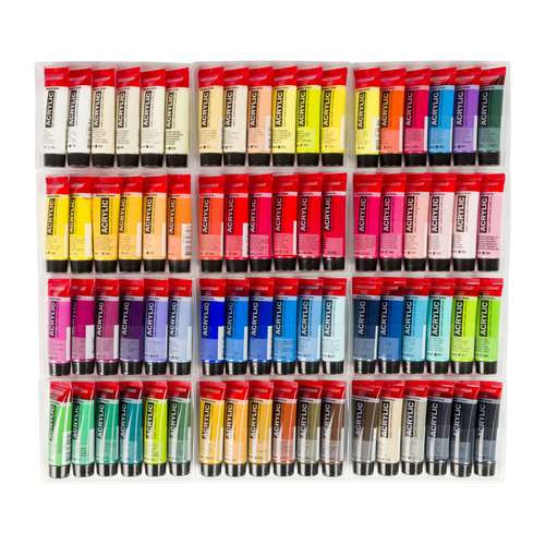 Lot de 24 crayons acryliques pour pierres imperméables - Série de