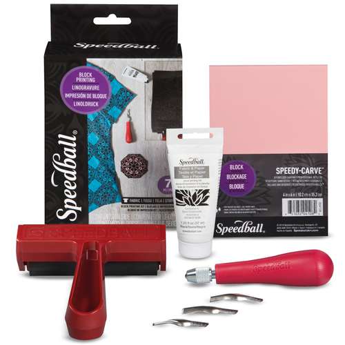 Speedball® | FABRIC BLOCK PRINTING — 7-set STARTER 