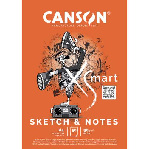 Bloc de feuilles XS Smart - Sketch & Notes Canson 