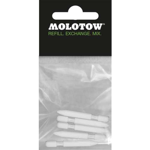 MOLOTOW™ | Crossover tip 1 mm (extra fine) ○ 5-set — voor series 127HS / 127HS-EF / 111EM 