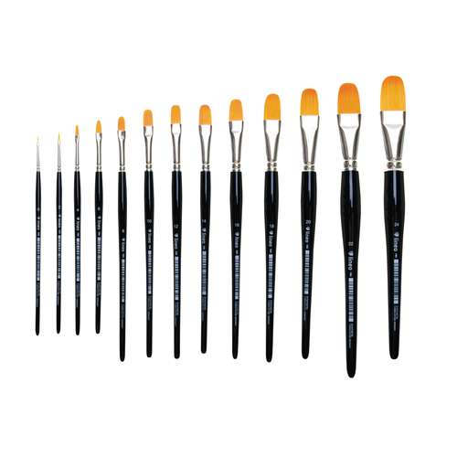 lineo | Serie 194 aquarelpenseel ○ kattentong — Toray synthetisch haar 