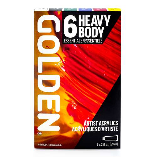 Coffrets Heavy Body 6 couleurs 59 ml Golden 