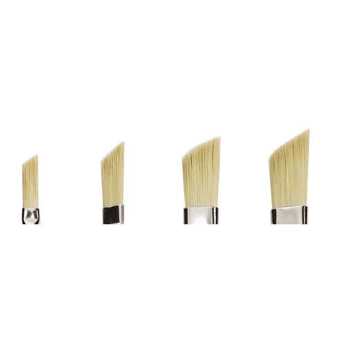 Léonard | Serie 7005PS penseel ○ plat & afgeschuind — synthetisch haar 