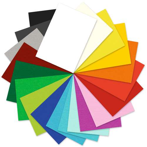Assortiment de 100 feuilles papier de couleur Ursus 