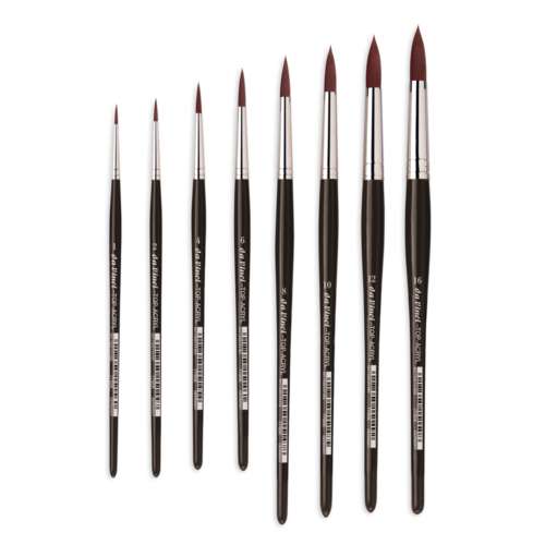 Pinceaux ronds Top Acryl manches courts série 7785K da Vinci  