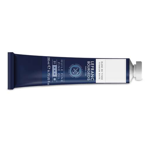 LEFRANC & BOURGEOIS | Titanium White Fine Oil Paint — 2 tubes 