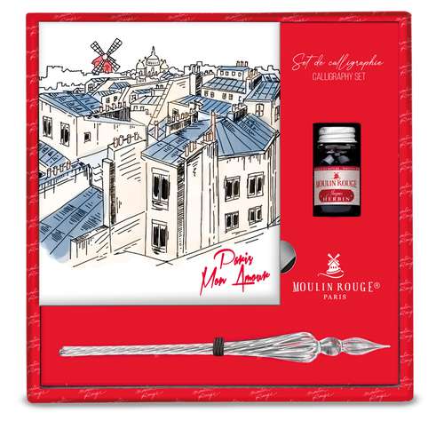 HERBIN | Calligraphy Set — 3-set Moulin Rouge® 