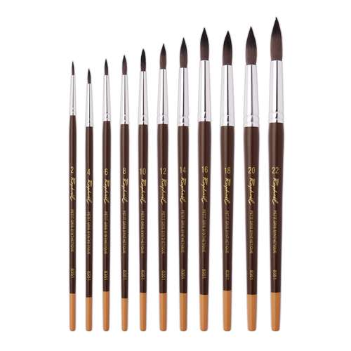 Raphaël® | Serie 8351 aquarelpenseel ○ rond — synthetisch haar 