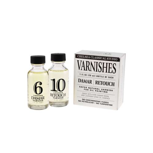 CHELSEA | N°6 Damar & N°10 Retouch — 2-testset VARNISHES 