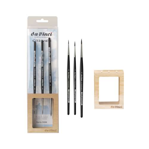 da Vinci | CASANEO aquarelpenseel ○ 4-set 5598 — synthetisch haar 