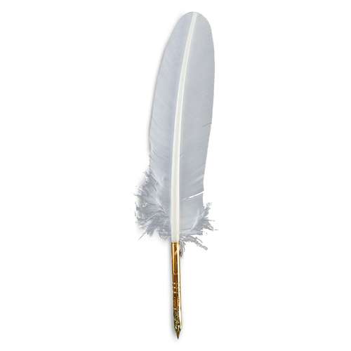 Plume avec embout acier blanc Herbin 